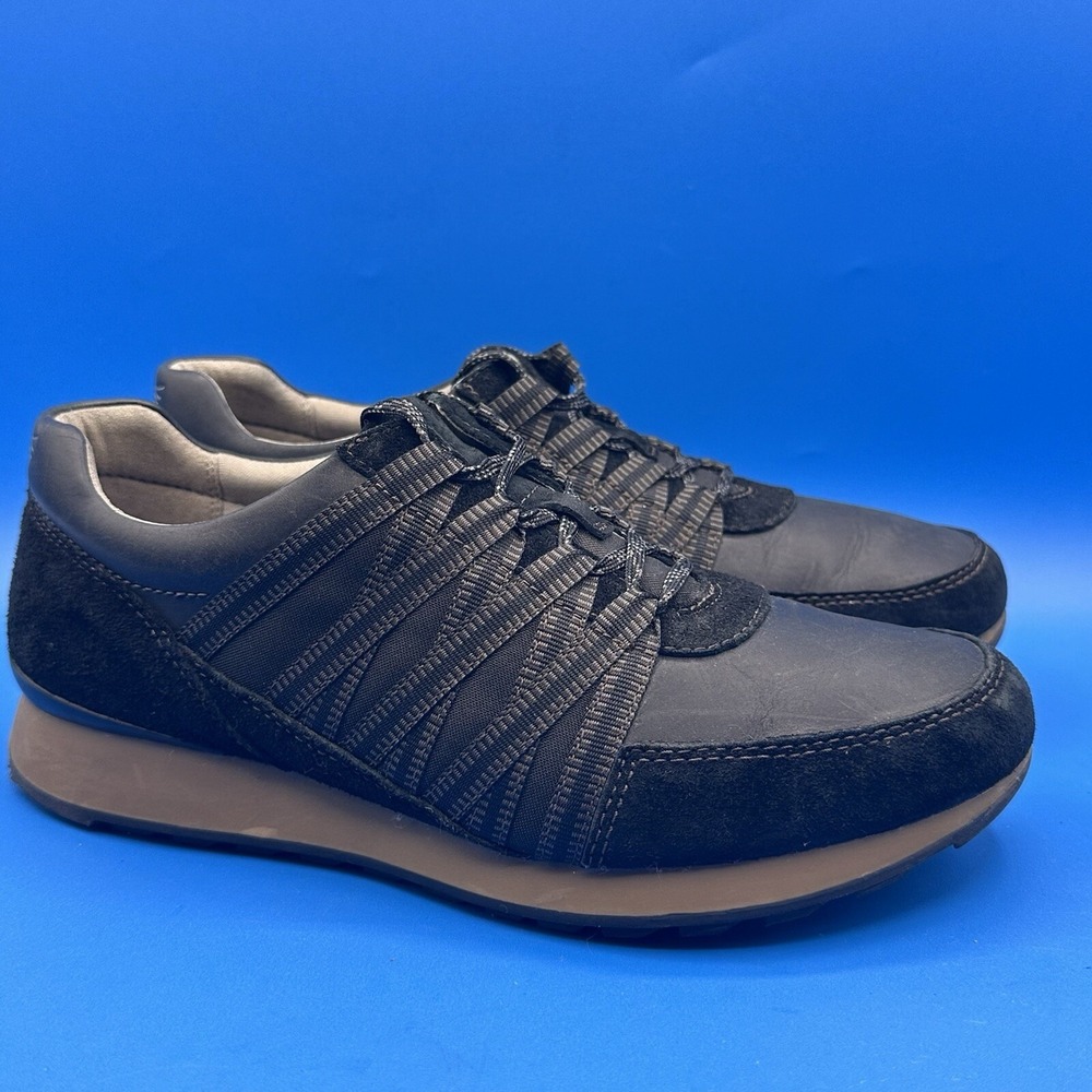 Dansko Gabi Sneaker Charcoal Burnished Nubuck Black EU 39- Women's Size US 8.5-9